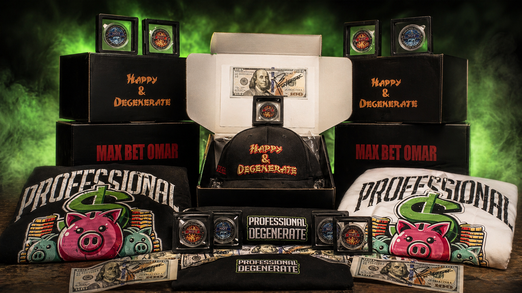 MAX BET OMAR HAPPY & DEGENERATE BUNDLE (LIMITED EDITION)