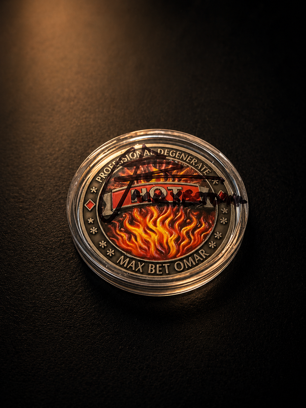 Limited Edition Autographed Hot or Not Collector's Coin
